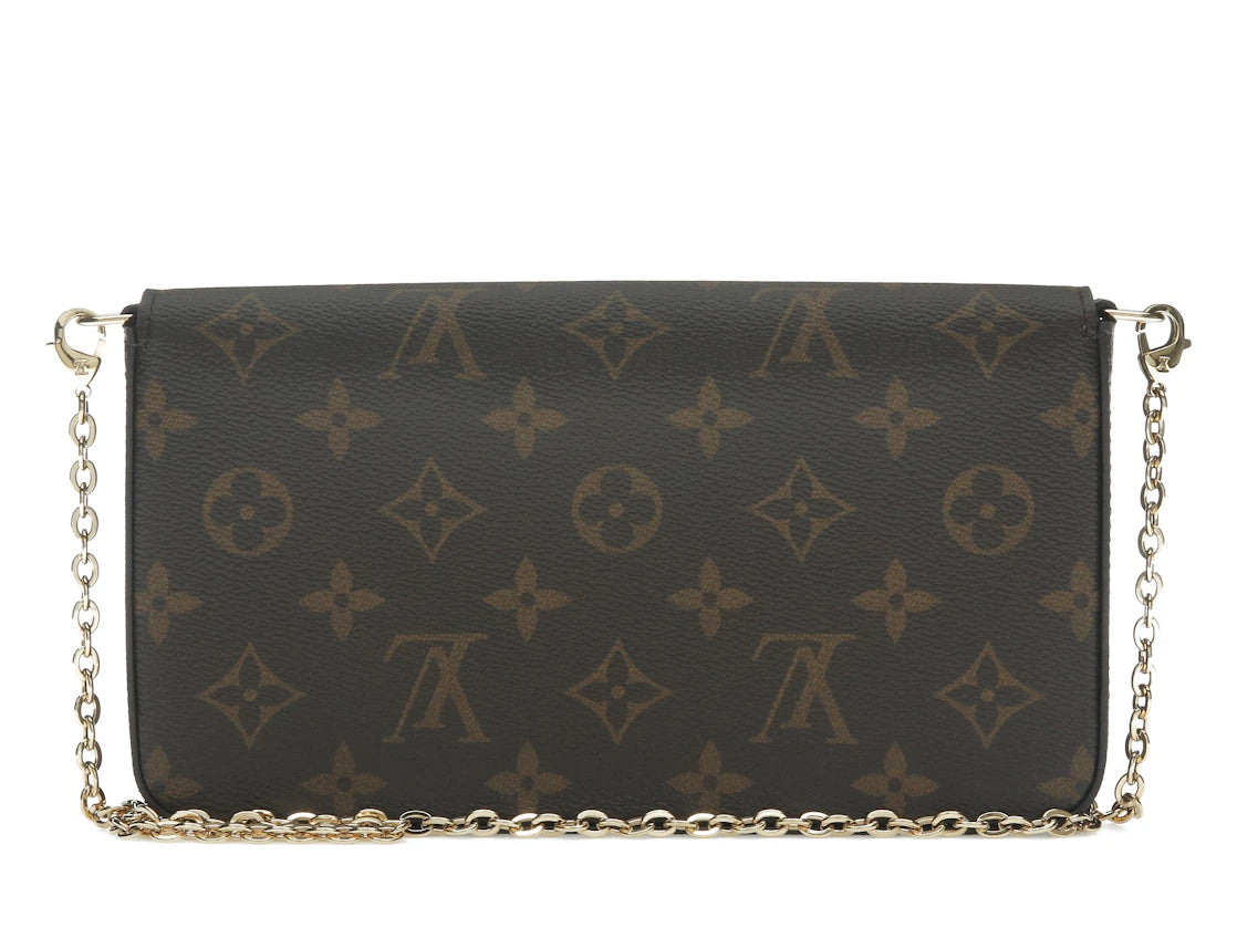 Louis Vuitton Pochette Felicie Monogram (Without Accessories) Fuchsia Lining