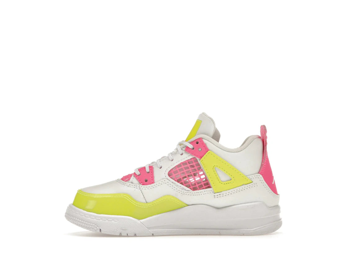 Jordan 4 Retro Weiß Zitronenrosa (PS)