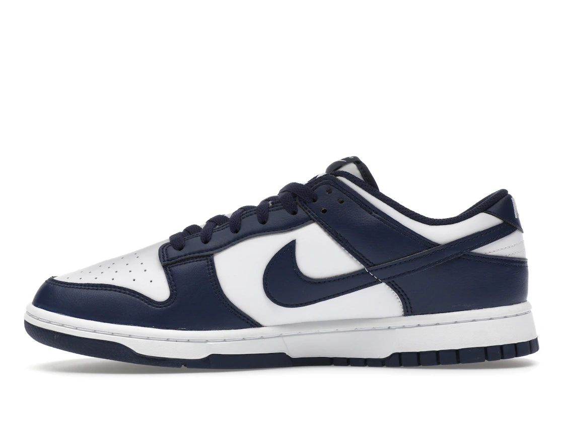 Nike Dunk Low Weiß Mitternachtsblau