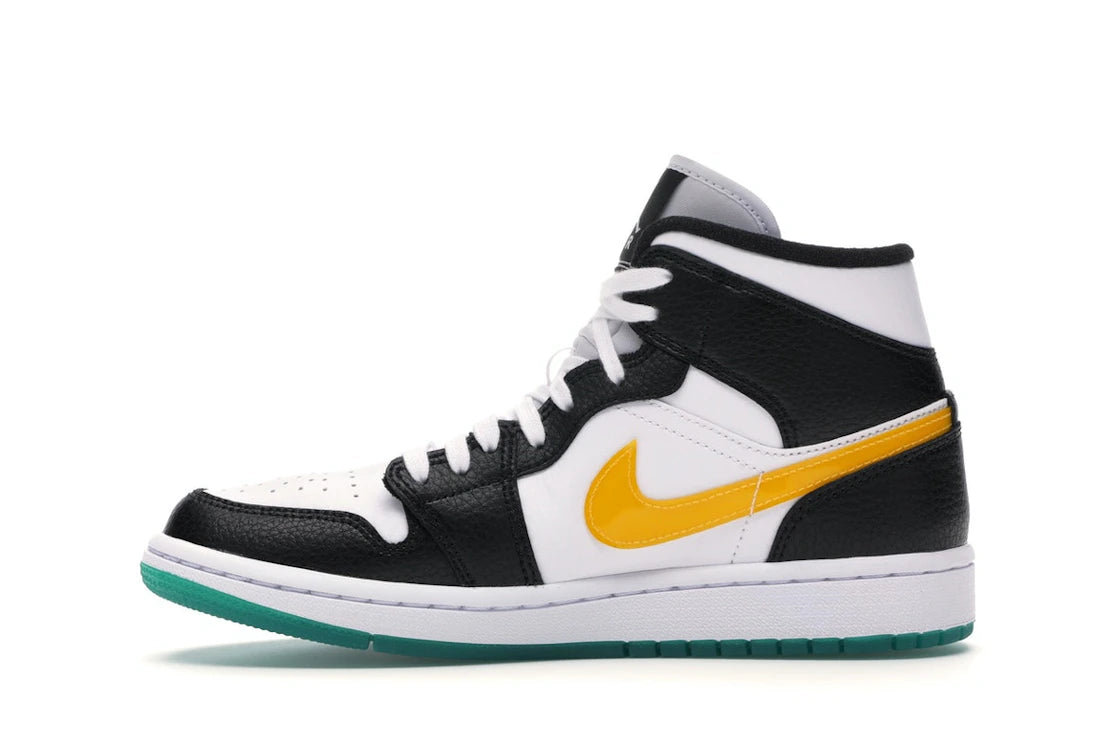 Jordan 1 Mid Alternate Swooshes Red Yellow (Women's)
