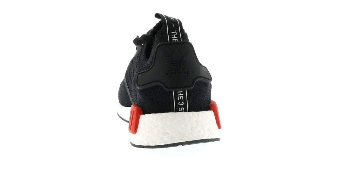 adidas NMD R1 Core Black Lush Red - vue secondaire B