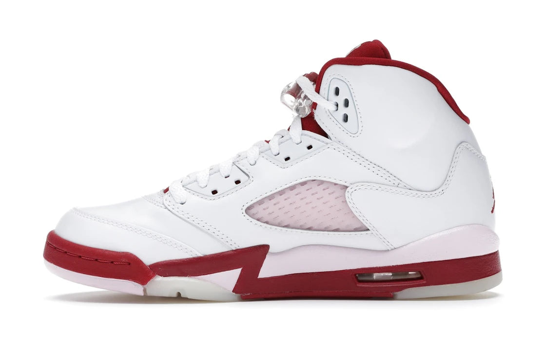Jordan 5 Retro Weiß Rosa Rot (GS)