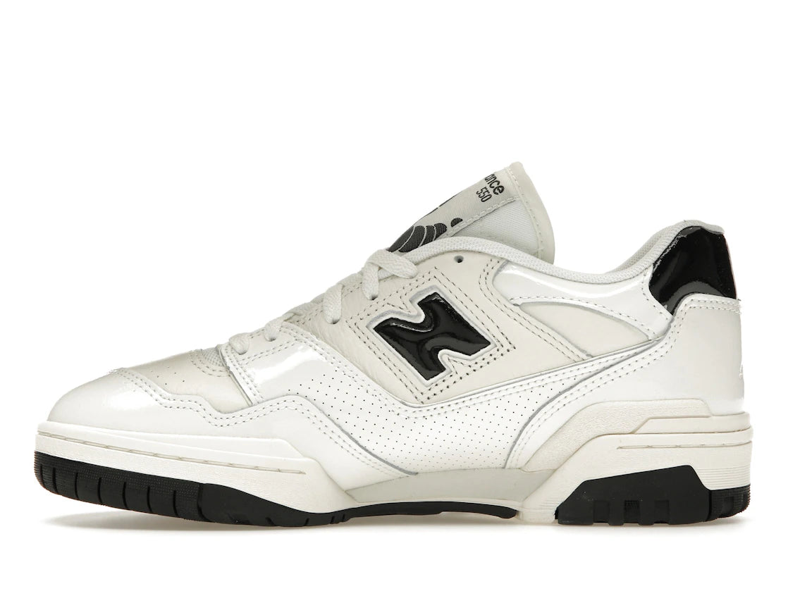 New Balance 550 Sea Salt Black Patent