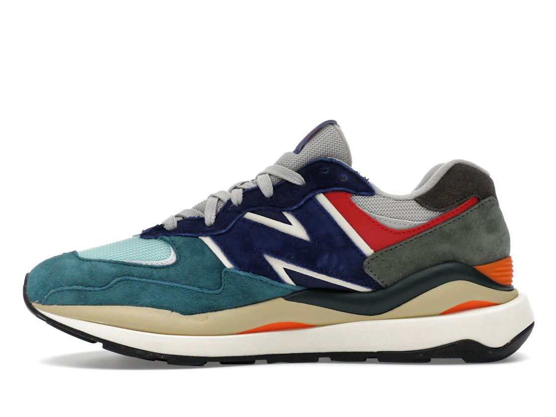 New Balance 57/40 Green Navy Orange Red