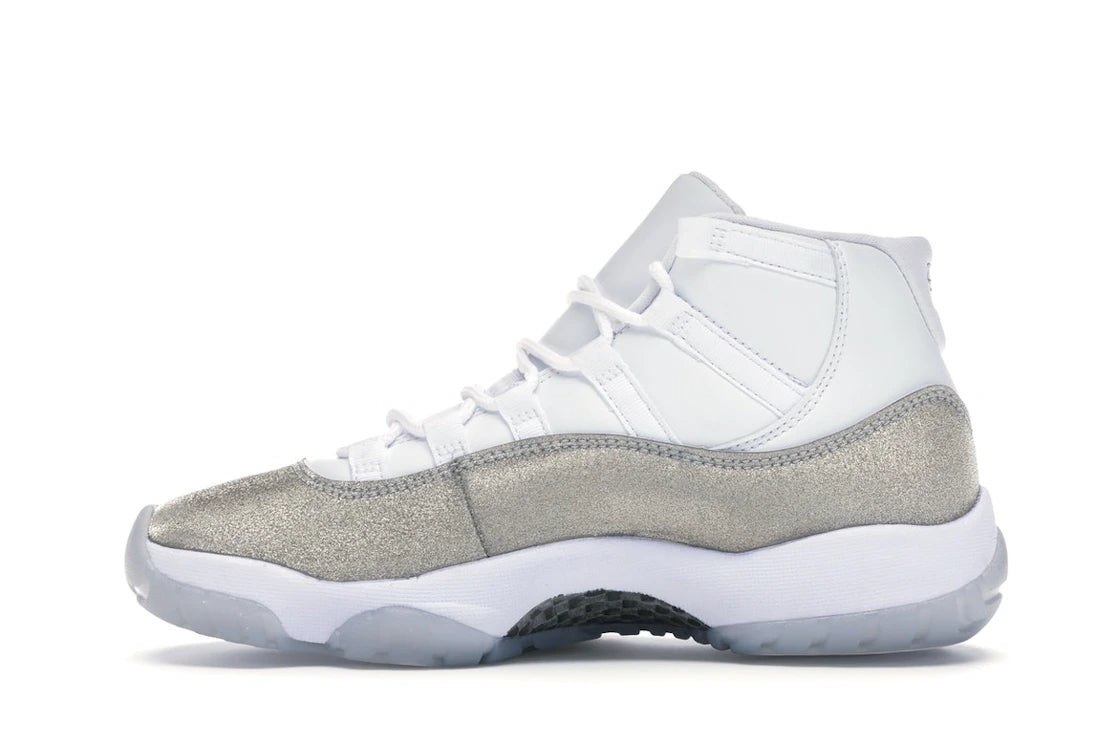 Jordan 11 Retro Weiß Metallic Silber (Damen)