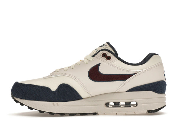 Nike Air Max 1 Coconut Milk Burgundy Crush Navy