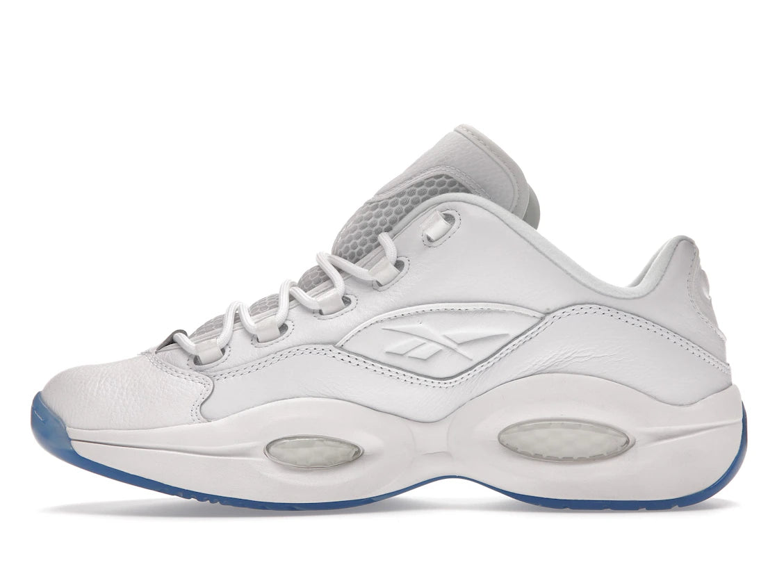 Reebok Question Low White Clear Blue Sole