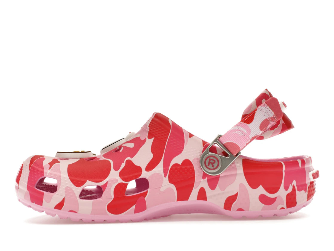 Crocs Classic Clog A Bathing Ape ABC Camo Pink (Kids)