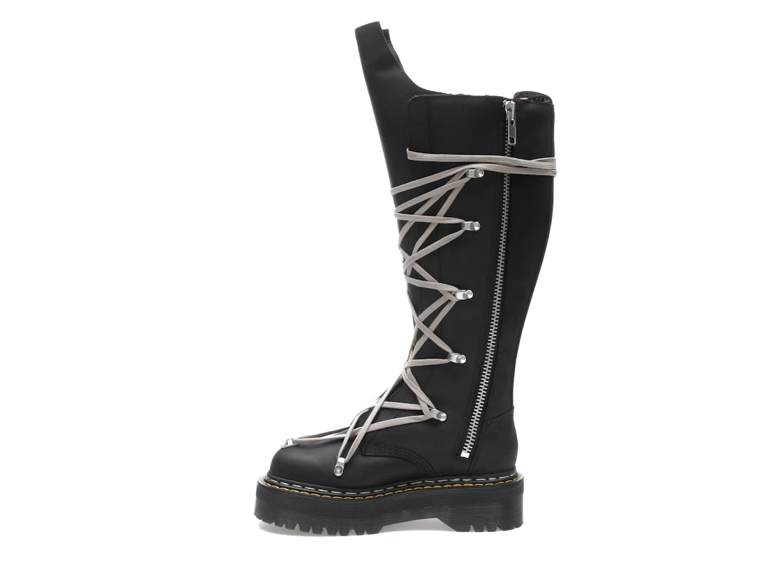 Dr. Martens 1460 DRKSHDW Quad Sole Pentalace Boot Rick Owens Black