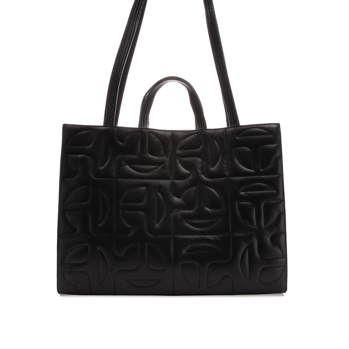 Telfar x Moose Knuckles Quilted Nylon Shopper Tote Large Black