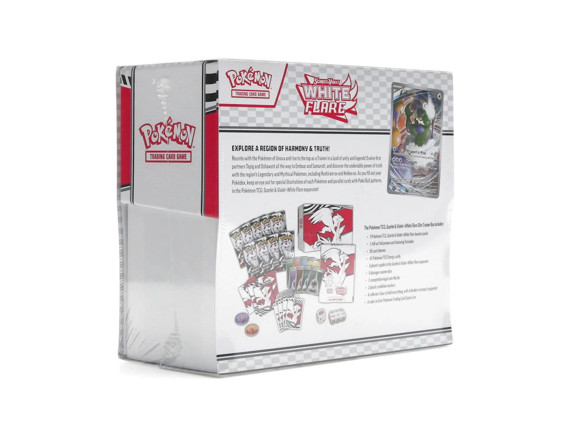 Pokémon Scarlet & Violet White Flare Elite Trainer Box 2025