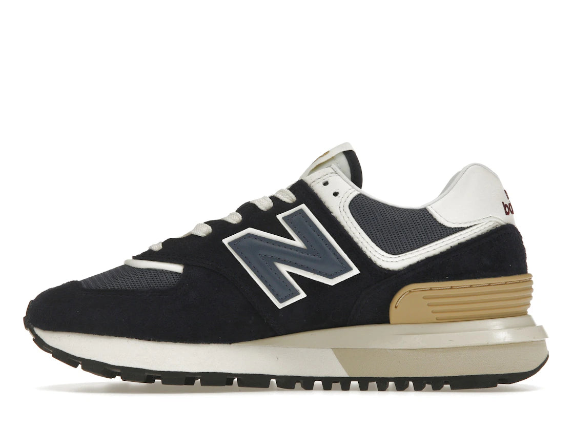 New Balance 574 Navy White Beige