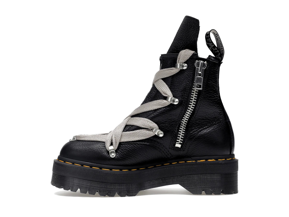 Dr. Martens 1460 Quad Leather Sole Pentagram Jumbo Lace Boot Rick Owens Black