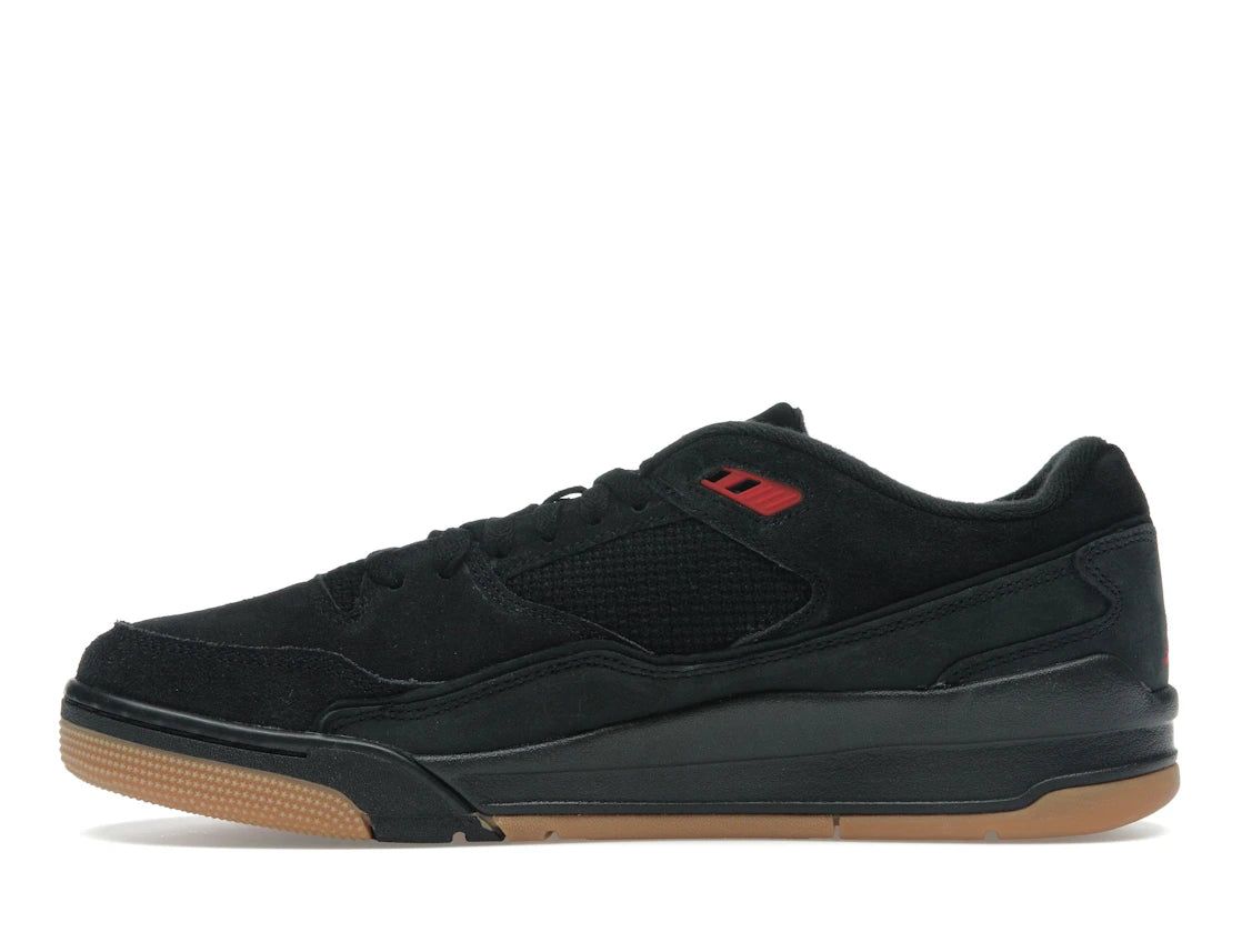 Jordan Flight Court Schwarz Rot