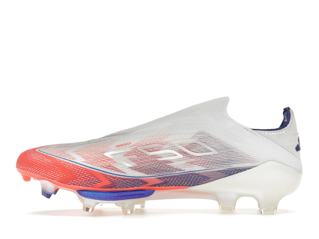 adidas F50+ Elite Laceless FG Cloud White Solar Red