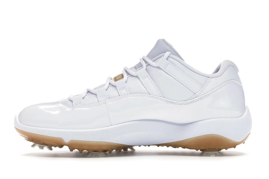 Jordan 11 Retro Low Golf Weiß Metallic Gold