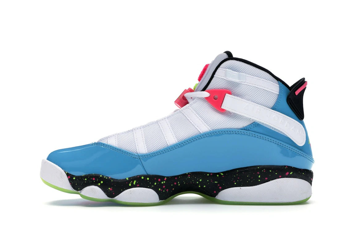 Jordan 6 Rings Weiß Hellblau Fury Cyber