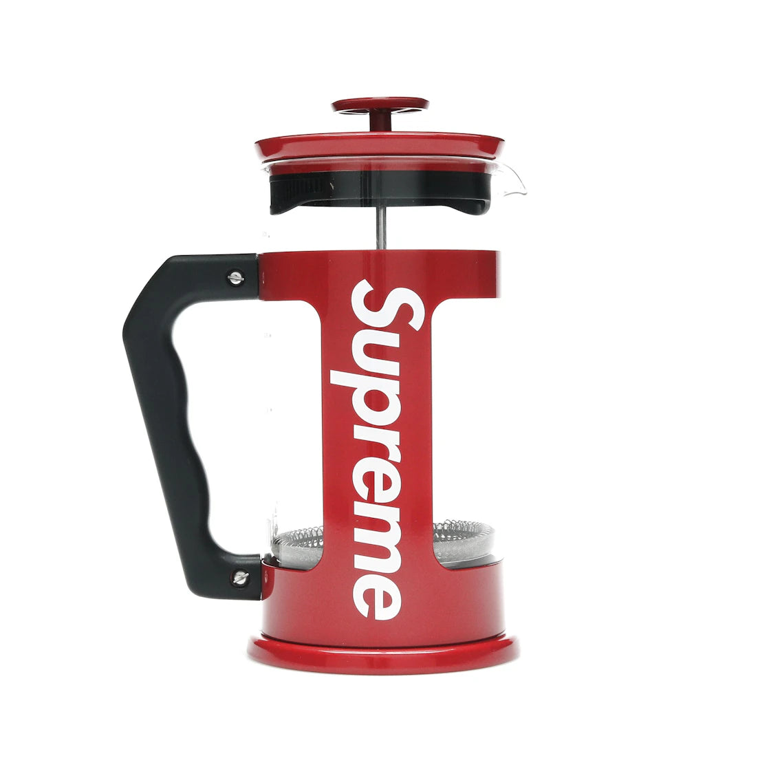 Supreme Bialetti 8-Tassen-French-Press-Kaffeemaschine, Rot