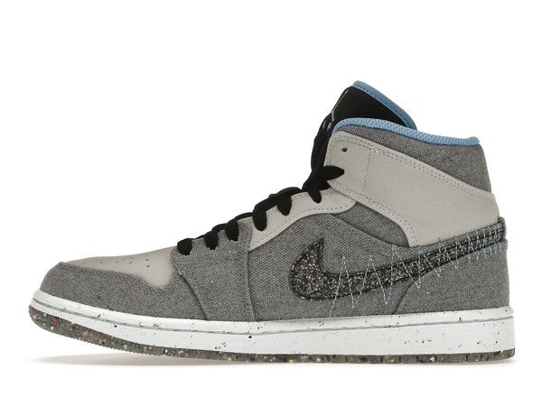 Jordan 1 Mid Crater Grey University Blue