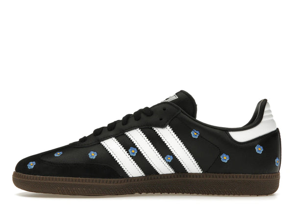 adidas Samba Light Blue Floral Core Black (Women's)