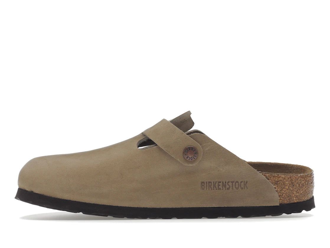 Birkenstock Boston Soft Footbed Oiled Leather Tobacco Brown