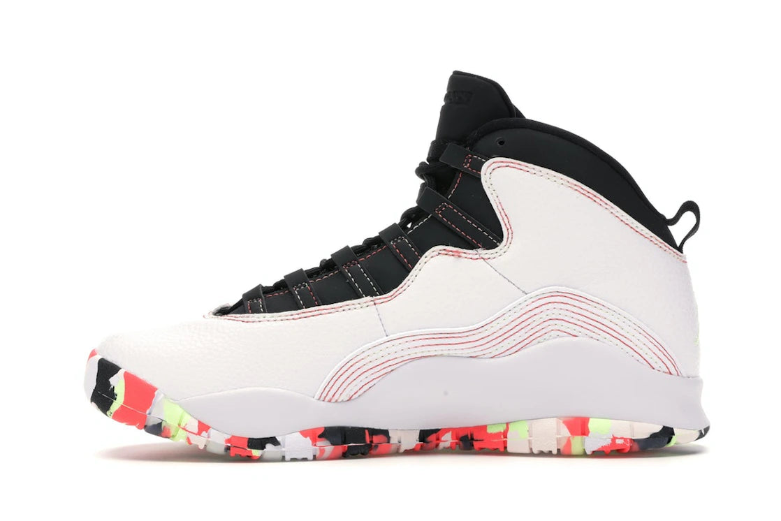 Jordan 10 Retro White Barely Volt Ember Glow (GS)
