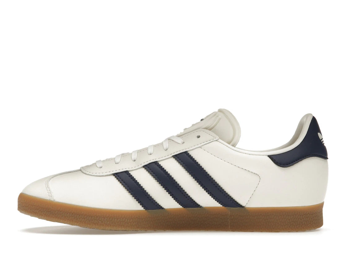 adidas Gazelle Cloud White Dark Blue