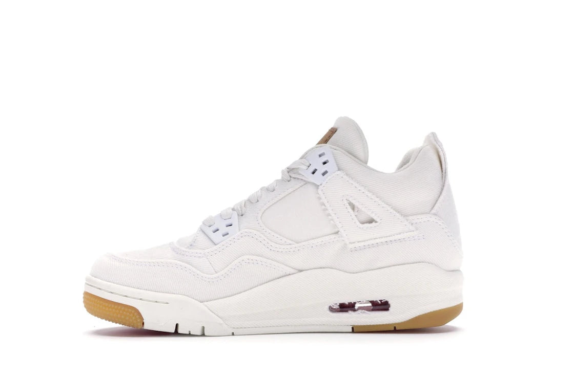 Jordan 4 Retro Levi's Weiß (GS) (Levi's Tag)