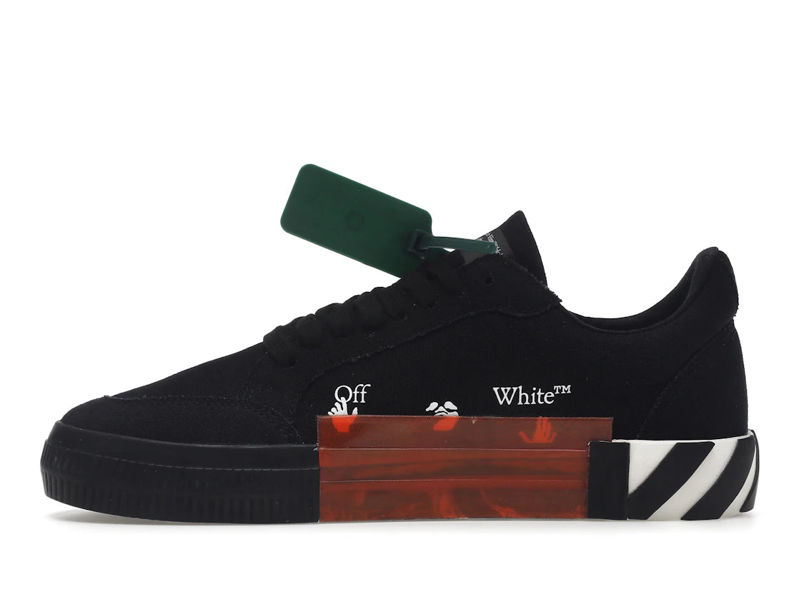 OFF-WHITE Vulc Low Canvas Schwarz Weiß