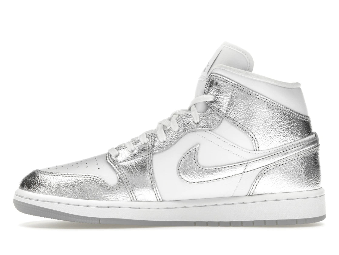 Jordan 1 Mid SE Metallic Silver (Women's)
