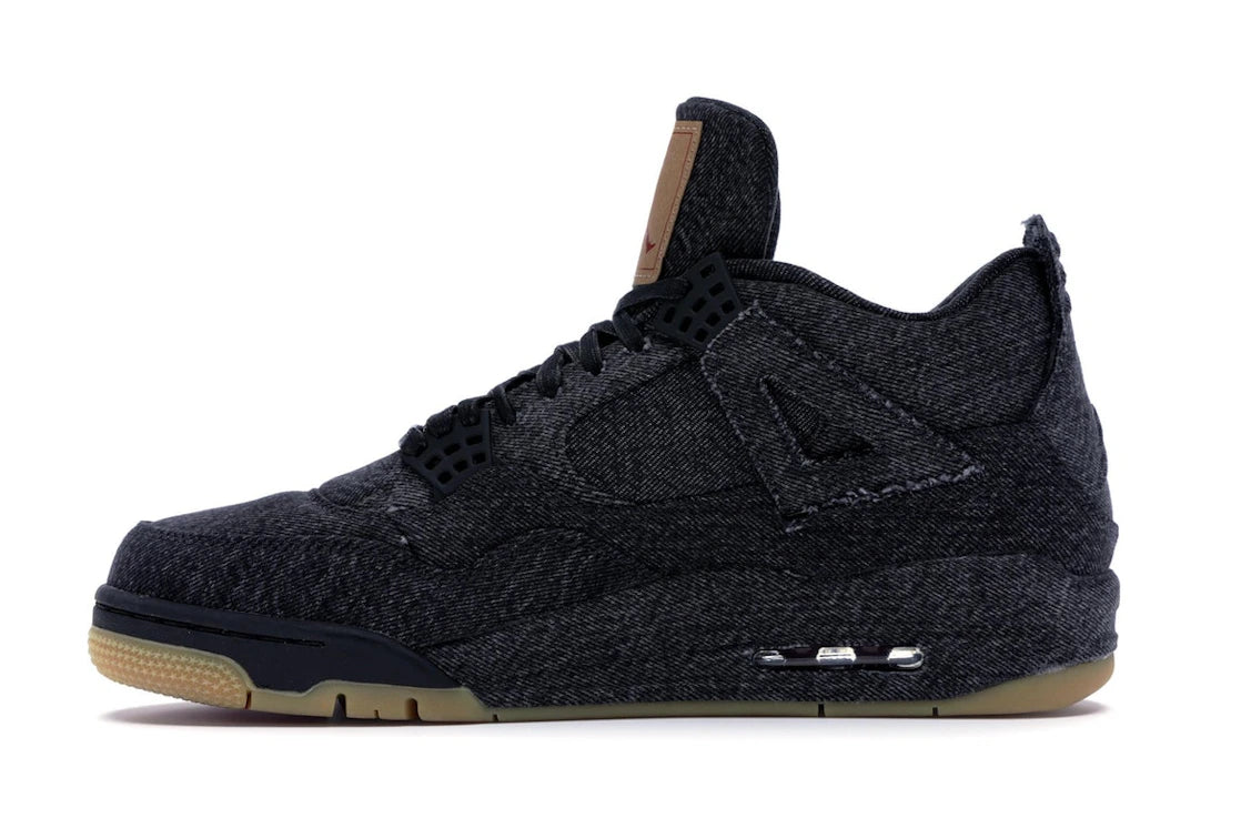 Jordan 4 Retro Levi's Schwarz (Etikett leer)