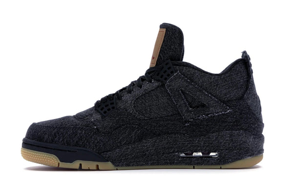 Jordan 4 Retro Levi's Schwarz (Etikett leer)