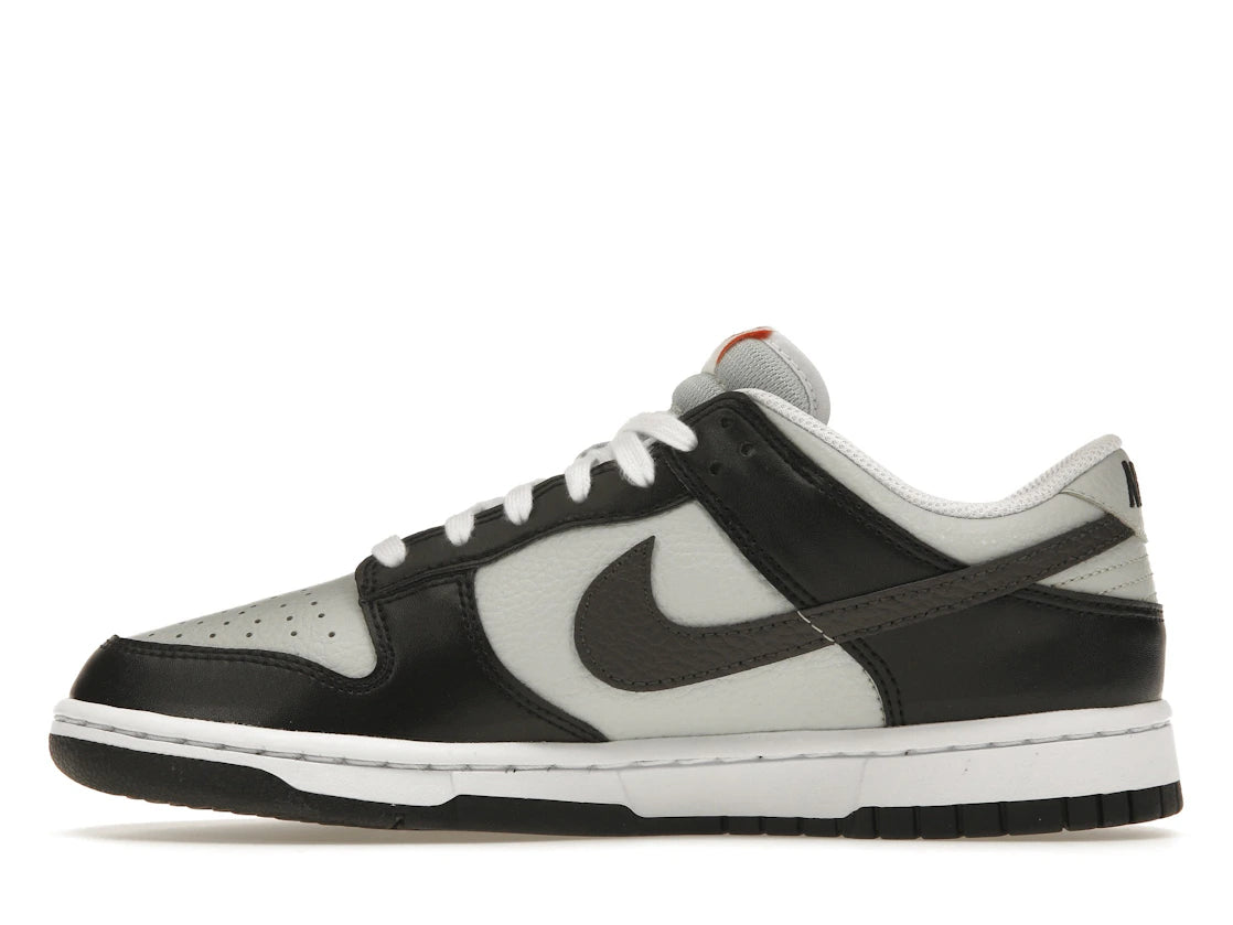 Nike Dunk Low Black Total Orange Mini Swoosh