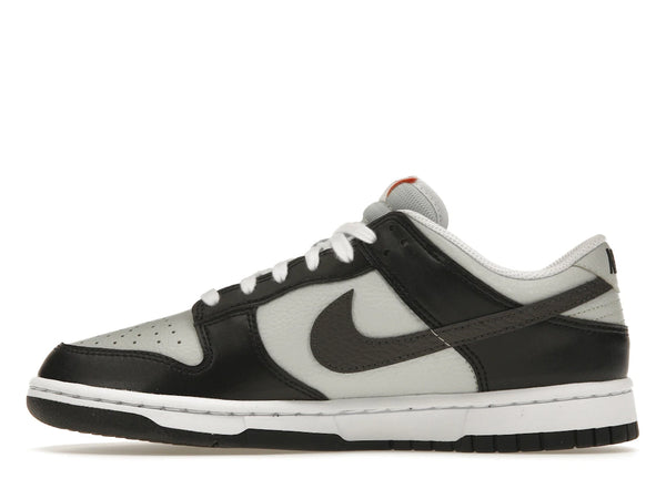 Nike Dunk Low Black Total Orange Mini Swoosh