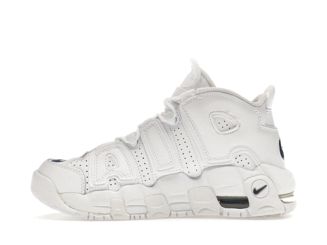Nike Air More Uptempo White Midnight Navy (GS)