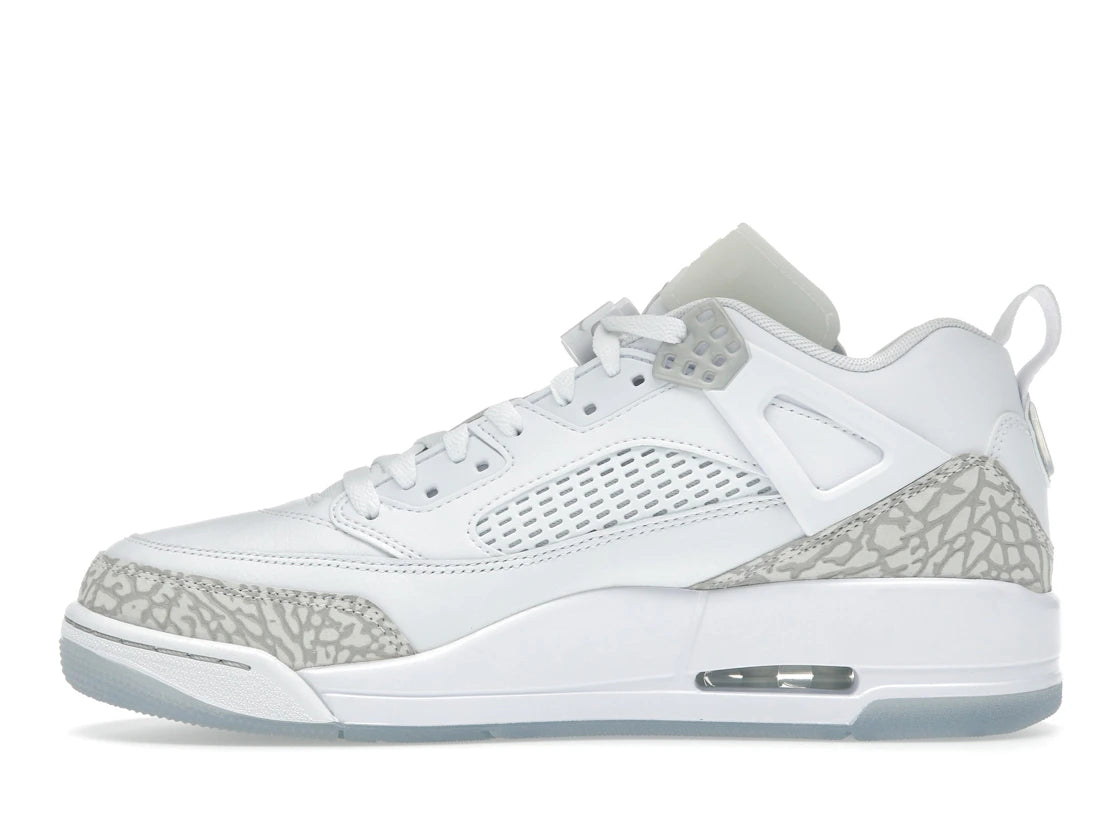 Jordan Spizike Low White Metallic Silver Barely Blue Neutral Grey