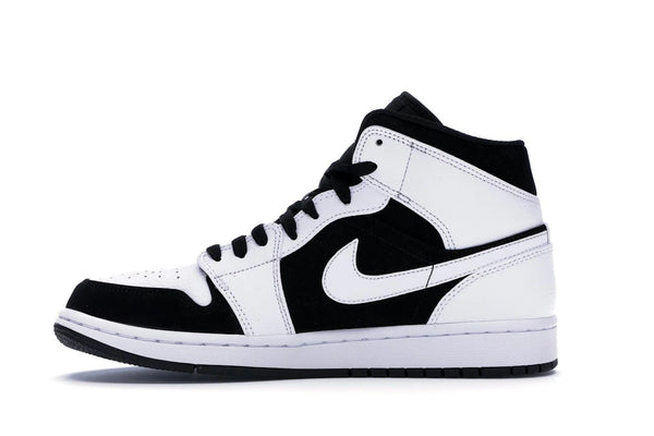 Jordan 1 Mid White Black