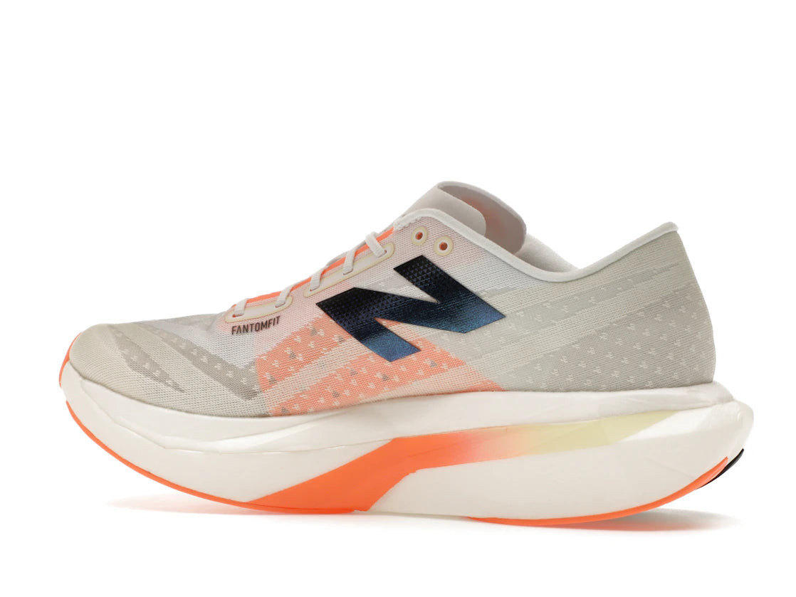 New Balance FuelCell SuperComp Elite v4 White Angora Hot Mango