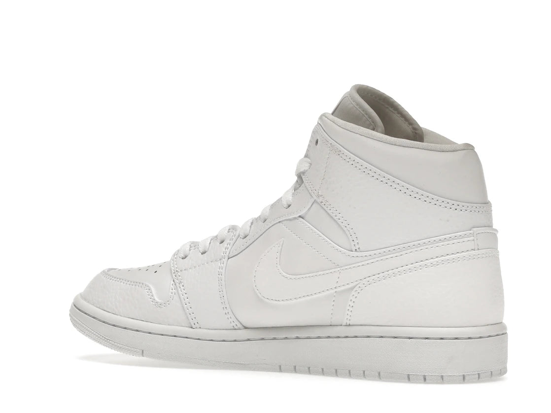 Jordan 1 Mid Triple White 2.0 (2020) - vue secondaire B