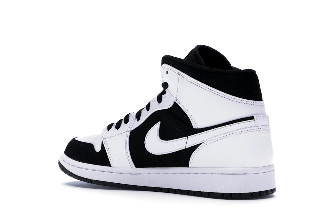 Jordan 1 Mid White Black - vue secondaire B