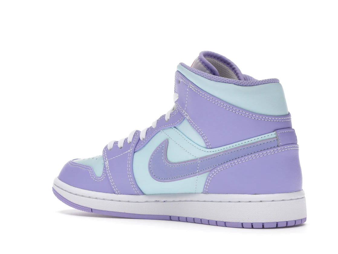 Jordan 1 Mid Purple Aqua - vue secondaire B