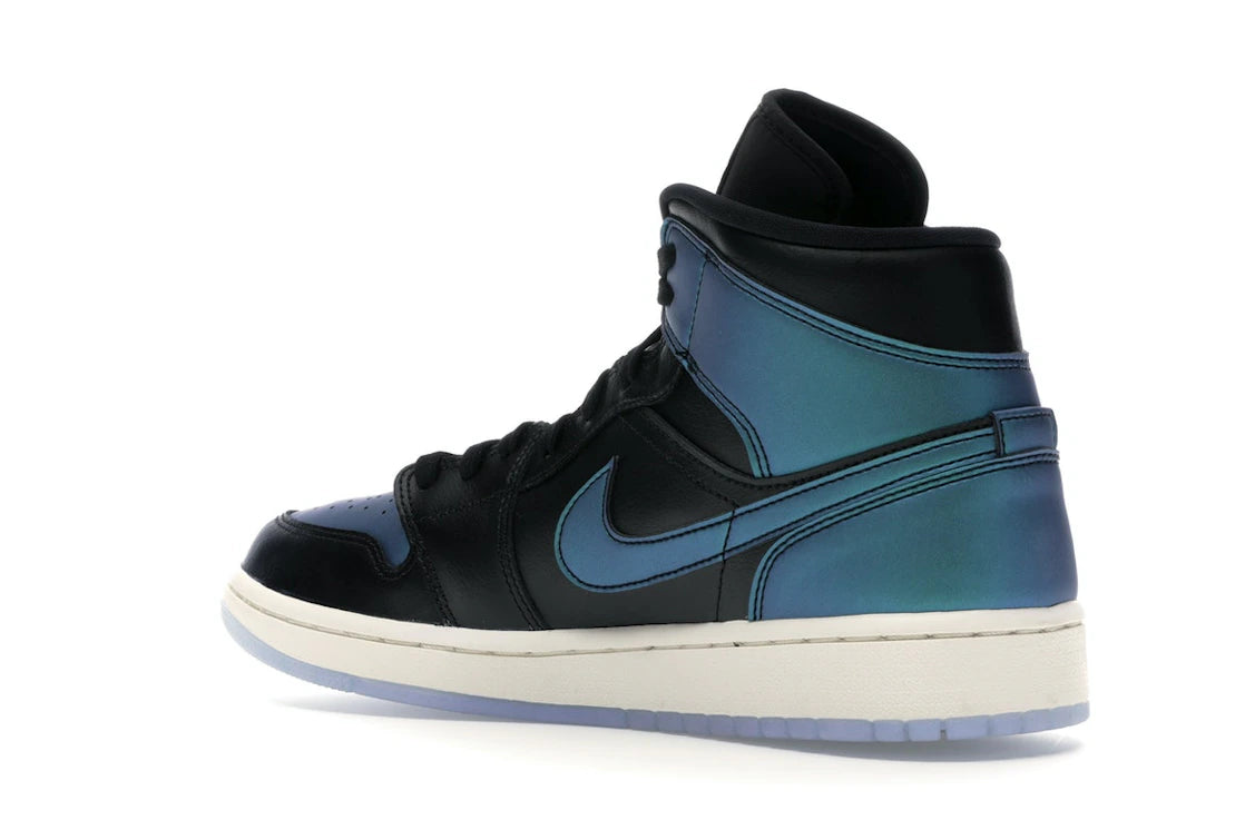 Jordan 1 Mid Iridescent Black (Women's) - vue secondaire B