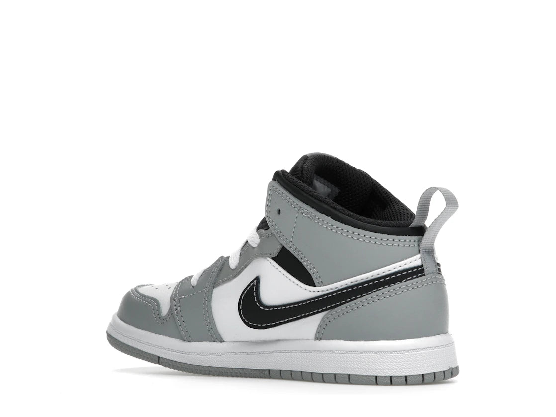 Jordan 1 Mid Light Smoke Grey (2022) (TD) - vue secondaire B