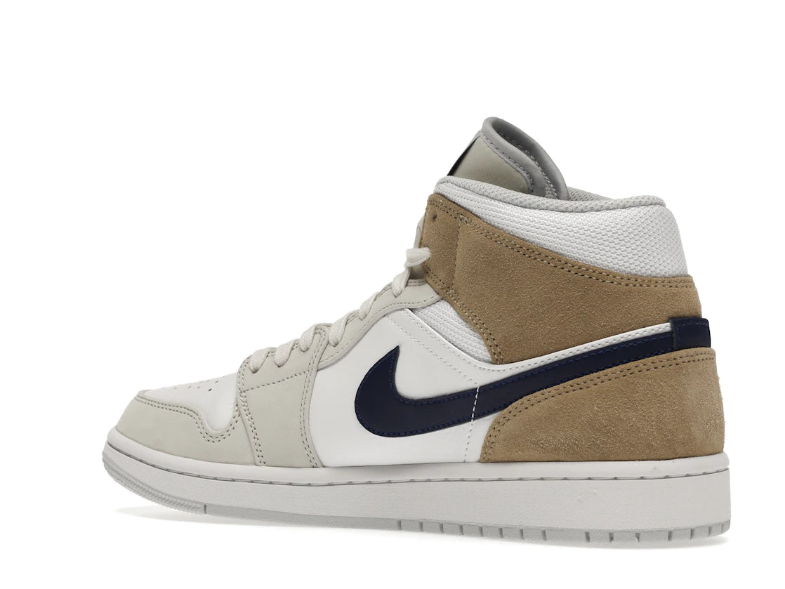 Jordan 1 Mid Tan Suede - vue secondaire B