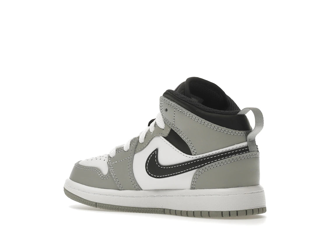 Jordan 1 Mid Light Smoke Grey (2022) (PS) - vue secondaire B