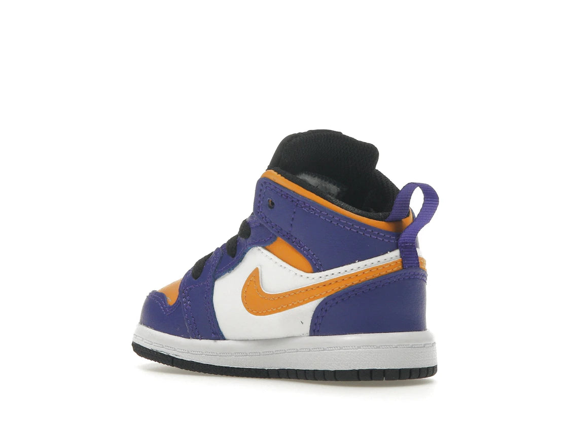 Jordan 1 Mid Lakers (2022) (TD) - vue secondaire B