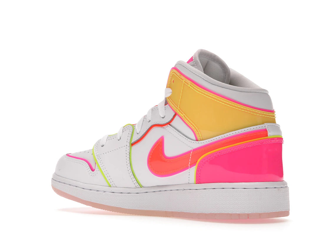 Jordan 1 Mid Edge Glow (GS) - vue secondaire B