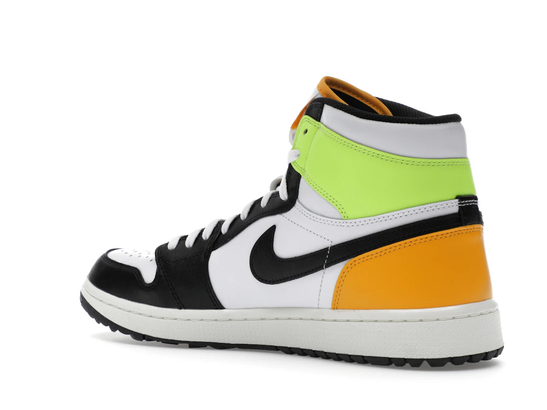 Jordan 1 Retro High Golf White University Gold Volt Black - vue secondaire B