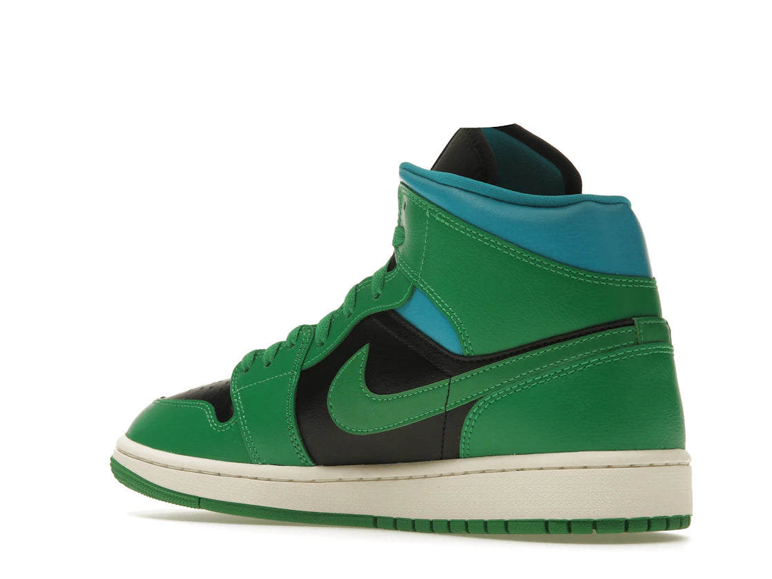 Jordan 1 Mid Lucky Green Aquatone (Women's) - vue secondaire B