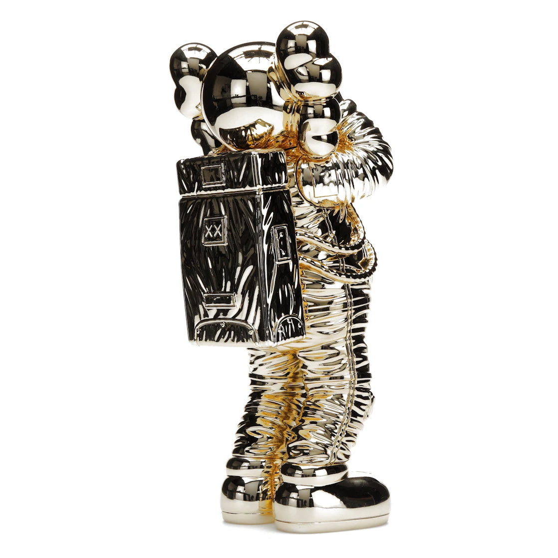 KAWS Holiday Space Figure Gold/Black/Silver Set - vue secondaire B
